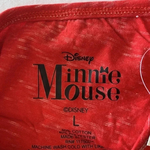 Disney Minnie Mouse Girls tee shirt Large NWT - Picture 4 of 5